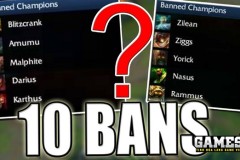 [LMHT] Mỗi trận đấu sẽ có 10 lượt cấm