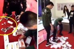 Bị coi thường, thanh ni&#234;n Trung Quốc đập n&#225;t tiệm di động