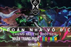 GameSao công bố kết quả event: Dự đoán CKTG 2016 nhận skin SIÊU PHẨM