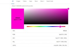 Google Search giới thiệu công cụ tra cứu thông số màu sắc