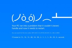 [Thủ thuật Windows] Màn hình xanh là gì? Một số mã lỗi thường gặp và cách khắc phục (Phần 1)