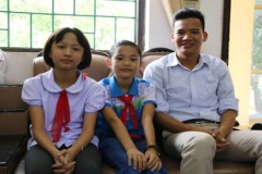 Ý tưởng máy thu bão trong lòng đất của hai nữ sinh lớp 5