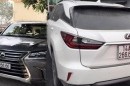 Bộ đôi xe sang Lexus ở Quảng Ninh dùng chung biển 6666
