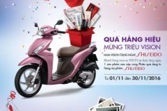 Honda thực hiện chuỗi chương trình kỷ niệm 1 triệu xe Honda VISION