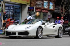 Ferrari 488 GTB của Cường Đô La lên đời mâm Vossen