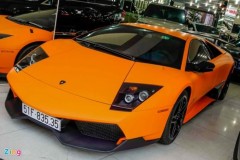 Lamborghini Mucielago LP670 SV của Minh Nhựa được dán đổi màu mong tìm được chủ mới