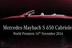 [VIDEO] Xe hot Mercedes-Maybach S650 Cabriolet mới sẽ trình làng trong vài ngày nữa