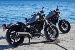 Honda Rebel 2017 với động cơ 471cc, công suất 45 mã lực, phanh ABS ở Mỹ