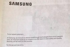 Hoàn tiền thôi chưa đủ, Samsung “mạnh tay” mua quảng cáo để xin lỗi về Galaxy Note 7