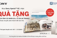 Mua Xperia XZ, nhận ngay bộ sách ảnh 1,25 triệu đồng từ Viettel Store