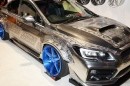 Ngắm Subaru WRX STI được khắc họa tiết nổi ‘cực độc’