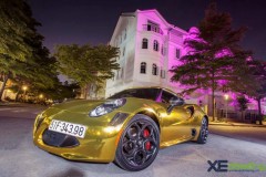Alfa Romeo 4C độc nhất Việt Nam óng ánh như thỏi vàng
