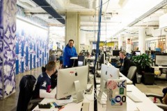 Bên trong văn phòng làm việc tràn đầy cảm hứng của Facebook tại New York