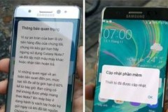 Galaxy Note 7 tại Việt Nam tự cập nhật, bắt buộc người dùng trả máy