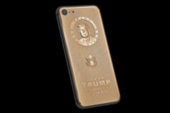 iPhone mạ v&#224;ng ch&#226;n dung t&#226;n Tổng thống Trump