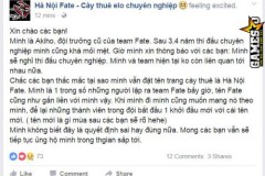 [LMHT] Đội trưởng Team Fate giải nghệ để chuyển sang cày thuê?