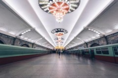 Loạt ảnh ga tàu điện ngầm sâu nhất thế giới ở Bình Nhưỡng