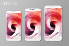 Mẫu thiết kế iPhone 8 lần đầu xuất hiện với 3 k&#237;ch thước