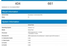 Nokia Pixel lộ diện với cấu hình 'yếu không tưởng'