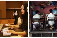 Sự khác biệt một trời một vực của quán net tại 2 nước đông dân nhất