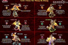 TLBB3D Mobile cải tổ mạnh mẽ kỹ năng 6 môn phái