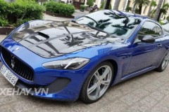 Maserati GranTurismo MC Stradale tiếp tục "thả dáng" trên phố Sài Gòn