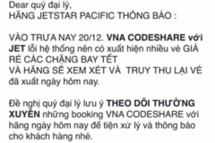 Hàng nghìn vé máy bay Tết bỗng nhiên bị hủy do "lỗi hệ thống"