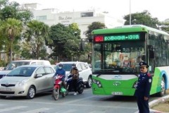 Hà Nội: 20 xe buýt nhanh BRT lăn bánh vào giờ cao điểm