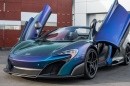 Lạ mắt với ô tô ‘đổi màu’ McLaren 675L Spider