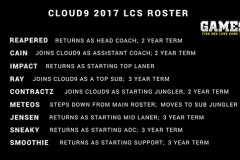 [LMHT] C9 công bố đội hình, Samsung bổ sung tân binh đi rừng
