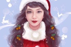 Thú vị với ứng dụng giúp các cô gái biến thành búp bê dịp Noel