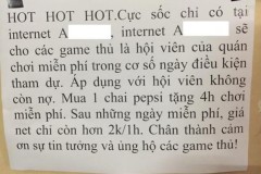 Các quán net thi nhau " khô máu", liệu có phải là cách hay?