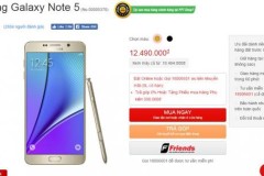 Galaxy Note 5 bất ngờ giảm giá như chưa bao giờ được giảm