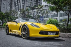 Sài Gòn: Chevrolet Corvette C7 Z06 lên đời pô Akrapovic chơi phố đầu năm