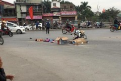 Hà Nội: Xe tải bỏ chạy sau khi cán chết người phụ nữ