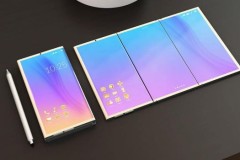 Concept đầu tiên của smartphone Samsung màn hình gập lộ diện