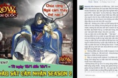 Game thủ thích thú với Season 2 của ROW Tam Quốc
