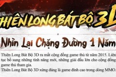 [Infographic]Thiên Long Bát Bộ 3D Mobile – Nhìn lại thăng trầm 1 năm 2016