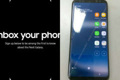 Lộ ảnh background sân khấu sự kiện ra mắt Galaxy S8