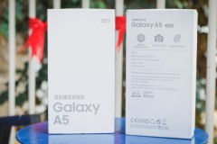 Mở hộp Galaxy A5 2017 m&#224;u hồng: Rất nữ t&#237;nh v&#224; quyến rũ