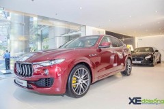 Vẻ đẹp Maserati Levante màu đỏ Rosso Rubino đầu tiên về nước