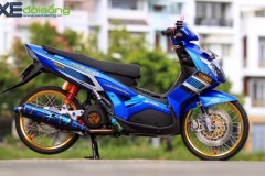 Yamaha Nouvo MX "Super Blue" độ phong cách Thái Lan ở Sài Gòn