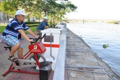 Bridgestone Việt Nam lắp thêm nhiều xe đạp lọc nước cho cộng đồng