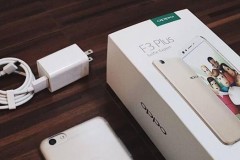 Lộ ảnh máy, phụ kiện và hộp của OPPO F3 Plus, tem tiếng Việt