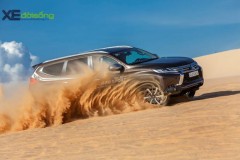 Mitsubishi Pajero Sport 2017 ngoạn mục chinh phục đồi cát Bàu Trắng