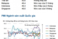 Chỉ số PMI tháng 2 của Việt Nam cao nhất 21 tháng, dẫn đầu Đông Nam Á