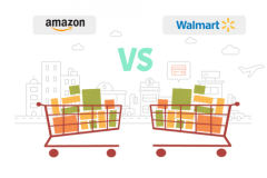 Các nhãn hàng ở Mỹ lao đao vì cuộc chiến giá khốc liệt giữa Amazon và Walmart