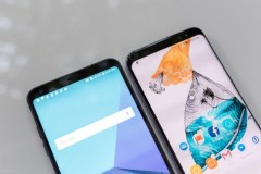 Hình ảnh so sánh ngoại hình giữa Galaxy S8 và LG G6