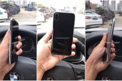 Mô hình iPhone 8 xuất hiện ngoài đời thật, viền kim loại, không có Touch ID ở lưng, bạn thấy sao?