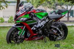 Ngắm cặp đôi Kawasaki ZX10R độ phong cách WSBK tại Sài Thành